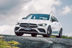 Stunning Mercedes Benz Cla-class In Motion Wallpaper