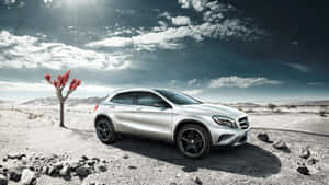 Stunning Mercedes Benz Gla-class In Action Wallpaper