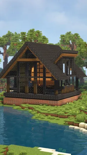 Stunning Minecraft Architectural Masterpiece Wallpaper