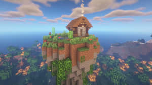 Stunning Minecraft Building Masterpiece In High-resolution Wallpaper