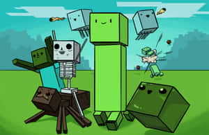 Stunning Minecraft Fan Art Adventure Wallpaper