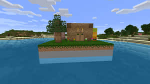 Stunning Minecraft Pixel Art Creation Wallpaper