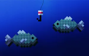 Stunning Minecraft Pixel Art Creation Wallpaper