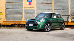 Stunning Mini Cooper S In Motion Wallpaper