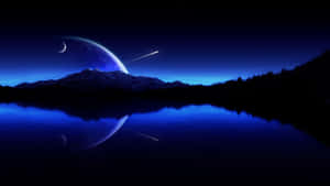 Stunning Moon Landscape Wallpaper