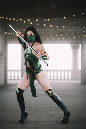 Stunning Mortal Kombat Group Cosplay Scene Wallpaper