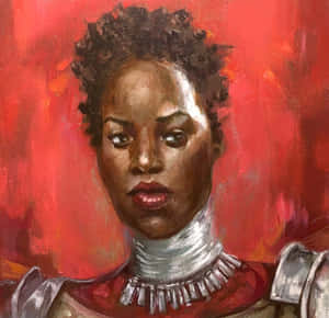 Stunning Nakia From Marvel's Black Panther Wallpaper