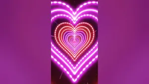 Stunning Neon Geometry In The Dark Wallpaper