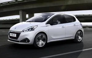 Stunning New Peugeot 208 In An Urban Setting Wallpaper
