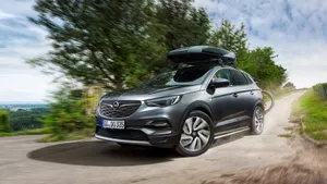 Stunning Opel Grandland X On Display Wallpaper
