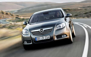 Stunning Opel Insignia On The Road Wallpaper