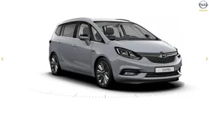 Stunning Opel Zafira In Motion Wallpaper