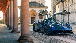 Stunning Pagani Huayra Roadster Bc In Action Wallpaper