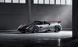 Stunning Pagani Huayra Roadster Bc In Motion Wallpaper