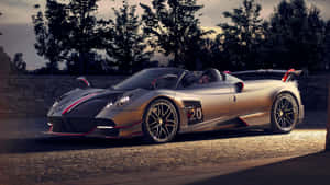 Stunning Pagani Huayra Roadster Bc In Motion Wallpaper