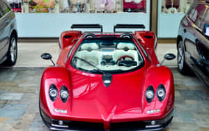 Stunning Pagani Zonda C12 Roadster In Action Wallpaper