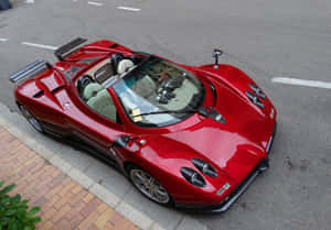 Stunning Pagani Zonda C12 Roadster In Action Wallpaper