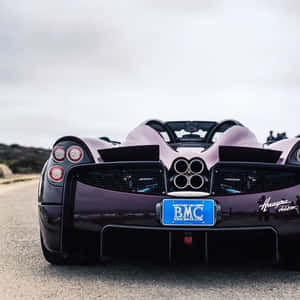 Stunning Pagani Zonda C12 Roadster In Motion Wallpaper