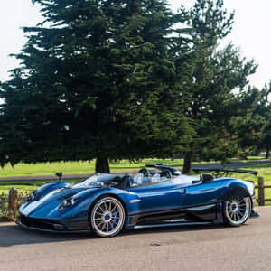 Stunning Pagani Zonda Hp Barchetta In Action Wallpaper