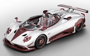 Stunning Pagani Zonda Hp Barchetta In Motion Wallpaper