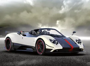 Stunning Pagani Zonda Hp Barchetta On The Road Wallpaper
