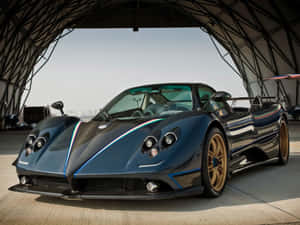 Stunning Pagani Zonda Tricolore In Action Wallpaper