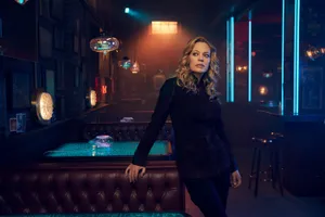 Stunning Photograph Of Jeri Ryan Posing On The Red Carpet Wallpaper