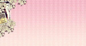 Stunning Pink Chanel Logo Wallpaper