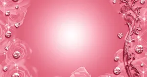 Stunning Pink Crystal Quartz Formation Wallpaper