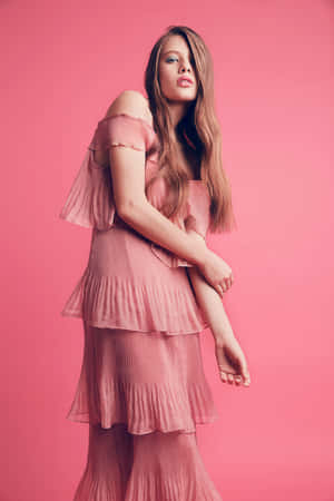 Stunning Pink Fashion Style Wallpaper