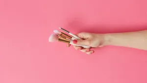 Stunning Pink Makeup Look Wallpaper