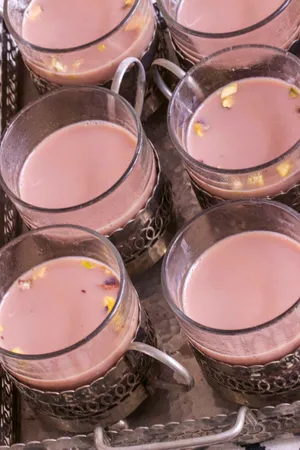 Stunning Pink Tea Flatlay Wallpaper