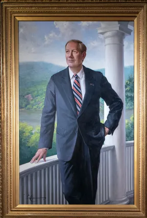 Stunning Portrait Of George Pataki Wallpaper