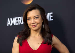 Stunning Portrait Of Ming-na Wen Wallpaper