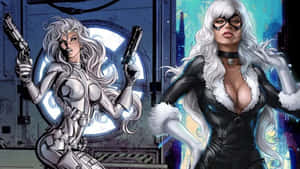 Stunning Portrait Of Silver Sable In Action Wallpaper