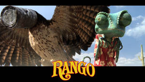 Stunning Poster Of Rango Wallpaper