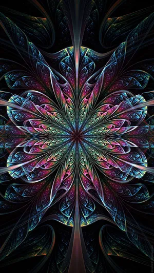 Stunning Psychedelic Pattern Wallpaper