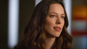 Stunning Rebecca Hall Posing Elegantly Wallpaper