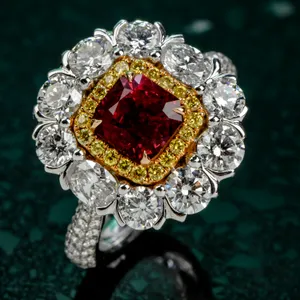 Stunning Red Diamond In Spotlight Wallpaper
