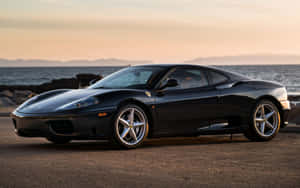 Stunning Red Ferrari 360 Modena In Pristine Condition Wallpaper