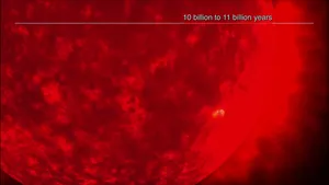 Stunning Red Giant Illuminating The Cosmos Wallpaper