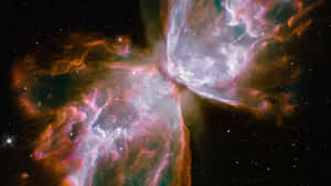 Stunning Red Giant Star In Outer Space Wallpaper