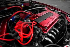 Stunning Red Honda Civic Del Sol Wallpaper