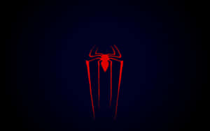 Stunning Red Spider On A Web Wallpaper