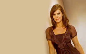 Stunning Sarah Lancaster Portrait Wallpaper