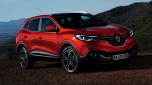 Stunning Scenery With Renault Kadjar Wallpaper