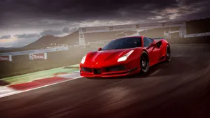 Stunning Shot Of A Ferrari 488 Gtb Wallpaper