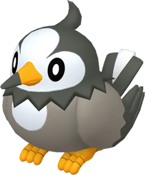 Stunning Shot Of Starly In The Sky Wallpaper