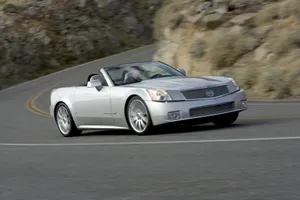 Stunning Silver Cadillac Xlr In High-resolution Wallpaper