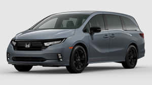 Stunning Silver Honda Odyssey In Motion Wallpaper